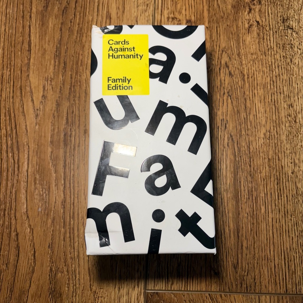 Cards Against Humanity Family Edition Card Game Ages 8+ 4-20 Players